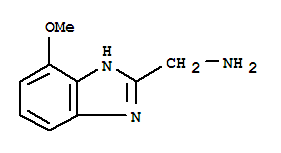 (7ci)-2-(氨基甲基)-4(or 7)-甲氧基-苯并咪唑結(jié)構(gòu)式_93227-24-8結(jié)構(gòu)式