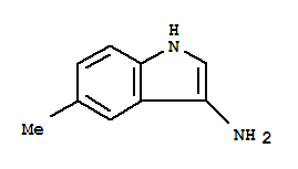(9ci)-5-甲基-1H-吲哚-3-胺結(jié)構(gòu)式_93704-52-0結(jié)構(gòu)式