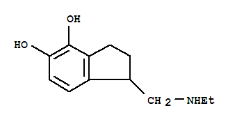 (9ci)-1-[(乙基氨基)甲基]-2,3-二氫-1H-茚-4,5-二醇結(jié)構(gòu)式_97352-23-3結(jié)構(gòu)式