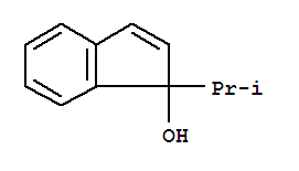 (9ci)-1-(1-甲基乙基)-1H-茚-1-醇結(jié)構(gòu)式_98153-90-3結(jié)構(gòu)式