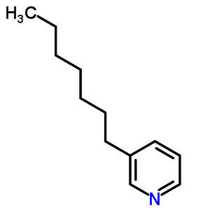 3-庚基吡啶結(jié)構(gòu)式_103037-27-0結(jié)構(gòu)式