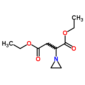 Butanedioic acid,2-(1-aziridinyl)-, 1,4-diethyl esterStructure,1137-24-2Structure Butanedioic acid,2-(1-aziridinyl)-, 1,4-diethyl ester Structure,1137-24-2Structure