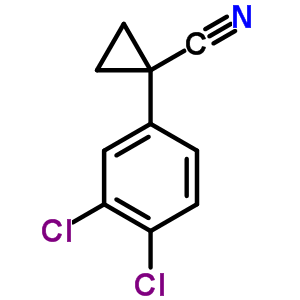 1-(3,4-Dichlorophenyl)cyclopropanecarbonitrile Structure,124276-57-9Structure