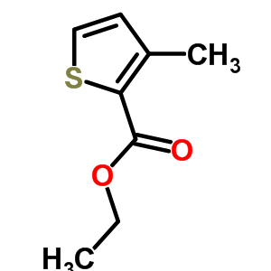 3-甲基-2-噻吩羧酸乙酯結(jié)構(gòu)式_14300-64-2結(jié)構(gòu)式