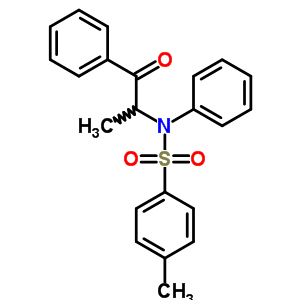 4-甲基-n-(1-甲基-2-氧代-2-苯基乙基)-n-苯基-苯磺酰胺結(jié)構(gòu)式_14370-78-6結(jié)構(gòu)式