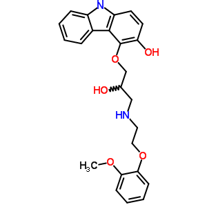3-羥基卡維地洛結(jié)構(gòu)式_146574-43-8結(jié)構(gòu)式