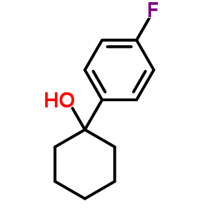 Cyclohexanol,1-(4-fluorophenyl)-Structure,1496-36-2Structure Cyclohexanol,1-(4-fluorophenyl)- Structure,1496-36-2Structure