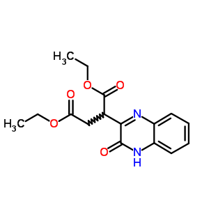 2-(3,4-二氫-3-氧代-2-喹噁啉)-丁二酸 1,4-二乙酯結(jié)構(gòu)式_1501-74-2結(jié)構(gòu)式