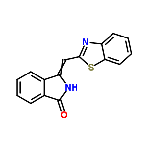 3-(2-苯并噻唑亞甲基)-2,3-二氫-1H-異吲哚-1-酮結(jié)構(gòu)式_15302-67-7結(jié)構(gòu)式