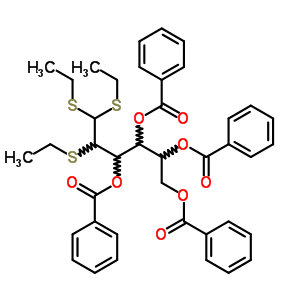 D-glucose,2-s-ethyl-2-thio-, diethyl dithioacetal, tetrabenzoate (9ci)Structure,15356-39-5Structure D-glucose,2-s-ethyl-2-thio-, diethyl dithioacetal, tetrabenzoate (9ci) Structure,15356-39-5Structure