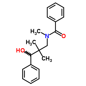 n-(3-羥基-2,2-二甲基-3-苯基丙基)-n-甲基-苯甲酰胺結(jié)構(gòu)式_15451-22-6結(jié)構(gòu)式