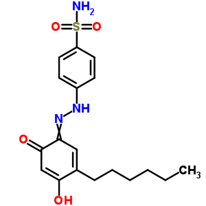 4-[2-(5-己基-2,4-二羥基苯基)二氮雜烯]-苯磺酰胺結(jié)構(gòu)式_15598-35-3結(jié)構(gòu)式