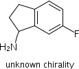 (9ci)-6-氟-2,3-二氫-1H-茚-1-胺結(jié)構(gòu)式_168902-77-0結(jié)構(gòu)式