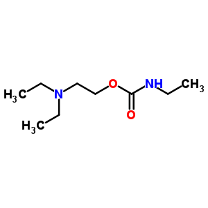 Carbamic acid, ethyl-,2-(diethylamino)ethyl ester (6ci,8ci)Structure,18515-57-6Structure Carbamic acid, ethyl-,2-(diethylamino)ethyl ester (6ci,8ci) Structure,18515-57-6Structure