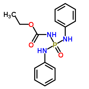 n-二苯胺膦氨基甲酸乙酯結(jié)構(gòu)式_18743-39-0結(jié)構(gòu)式