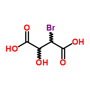 Butanedioic acid,2-bromo-3-hydroxy-Structure,19071-26-2Structure Butanedioic acid,2-bromo-3-hydroxy- Structure,19071-26-2Structure