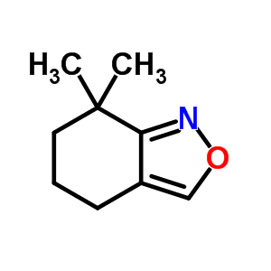 (8ci,9ci)-4,5,6,7-四氫-7,7-二甲基-2,1-苯異噁唑結(jié)構(gòu)式_20108-84-3結(jié)構(gòu)式