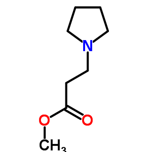 Methyl 3-(pyrrolidin-1-yl)propanoateStructure,22041-21-0Structure Methyl 3-(pyrrolidin-1-yl)propanoate Structure,22041-21-0Structure