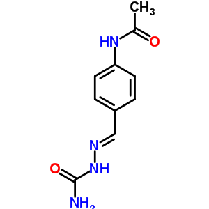 2-[[4-(乙?；被?苯基]亞甲基]-肼羧酰胺結(jié)構(gòu)式_22592-41-2結(jié)構(gòu)式