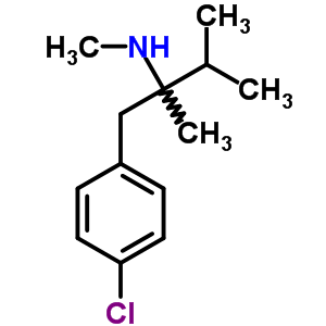 4-氯-N,a-二甲基-a-(1-甲基乙基)苯乙胺鹽酸鹽結(jié)構(gòu)式_2314-06-9結(jié)構(gòu)式