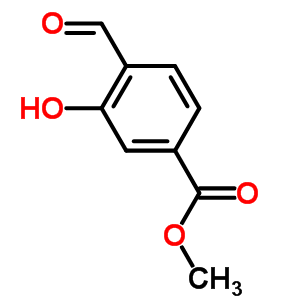 Methyl 4-formyl-3-hydroxybenzoate Structure,24589-98-8Structure