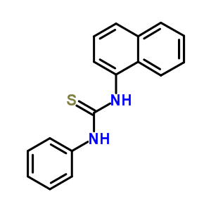 N-1-萘-N-苯基-硫脲結(jié)構(gòu)式_24775-57-3結(jié)構(gòu)式