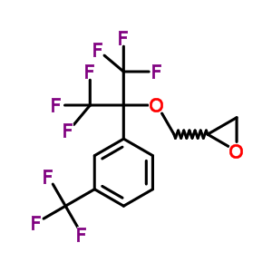 2-[[2,2,2-三氟-1-(三氟甲基)-1-[3-(三氟甲基)苯基]乙氧基]甲基]-環(huán)氧乙烷結構式_25056-12-6結構式