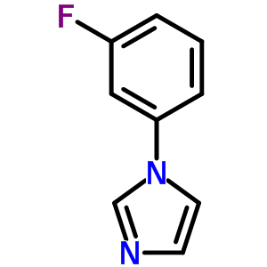 1-(3-氟苯基)咪唑結構式_25372-42-3結構式