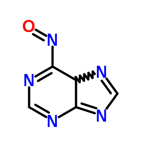 (9ci)-6-亞硝基-1H-嘌呤結(jié)構(gòu)式_25732-26-7結(jié)構(gòu)式