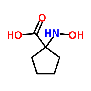 Cyclopentanecarboxylicacid, 1-(hydroxyamino)-Structure,2627-43-2Structure Cyclopentanecarboxylicacid, 1-(hydroxyamino)- Structure,2627-43-2Structure