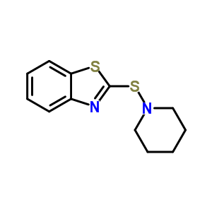 Benzothiazole,2-(1-piperidinylthio)-Structure,26773-65-9Structure Benzothiazole,2-(1-piperidinylthio)- Structure,26773-65-9Structure