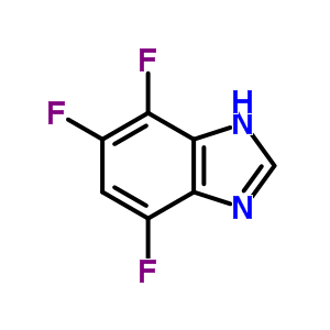 (9ci)-4,5,7-三氟-1H-苯并咪唑結(jié)構(gòu)式_2686-72-8結(jié)構(gòu)式