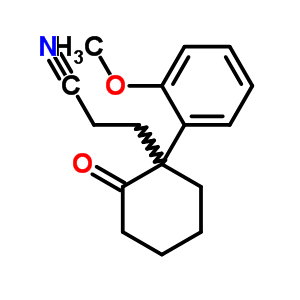 Cyclohexanepropanenitrile,1-(2-methoxyphenyl)-2-oxo-Structure,2702-83-2Structure Cyclohexanepropanenitrile,1-(2-methoxyphenyl)-2-oxo- Structure,2702-83-2Structure
