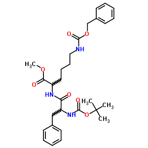 (9CI)-N2-[N-[(1,1-二甲基乙氧基)羰基]-D-苯基丙氨?；鵠-N6-[(苯基甲氧基)羰基]-L-賴氨酸甲酯結(jié)構(gòu)式_27168-28-1結(jié)構(gòu)式