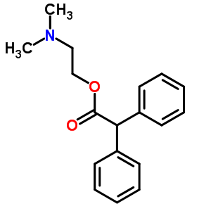 (9CI)-a-苯基苯乙酸 2-(二甲基氨基)乙酯鹽酸鹽結(jié)構(gòu)式_2723-37-7結(jié)構(gòu)式