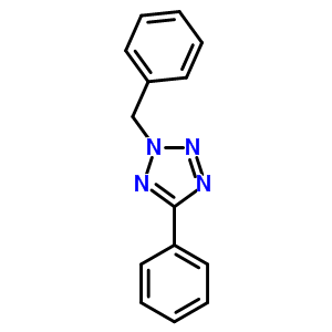 5-苯基-2-(苯基甲基)-2H-四唑結構式_28386-89-2結構式
