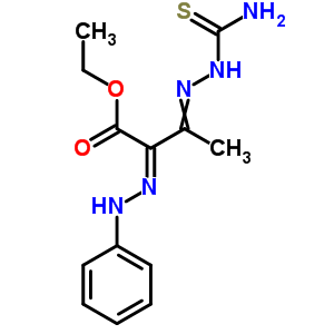 3-[2-(氨基硫氧代甲基)肼基]-2-(2-苯肼基)-丁酸乙酯結(jié)構(gòu)式_29783-73-1結(jié)構(gòu)式