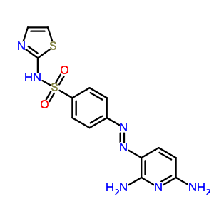 4-[2-(2,6-二氨基-3-吡啶)二氮雜烯]-N-2-噻唑-苯磺酰胺結(jié)構(gòu)式_29817-73-0結(jié)構(gòu)式