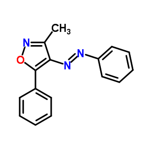 3-甲基-5-苯基-4-(2-苯基二氮雜烯)-異噁唑結(jié)構(gòu)式_30082-03-2結(jié)構(gòu)式