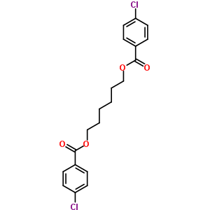 Benzoic acid,4-chloro-, 1,6-hexanediyl ester (9ci)Structure,3023-46-9Structure Benzoic acid,4-chloro-, 1,6-hexanediyl ester (9ci) Structure,3023-46-9Structure