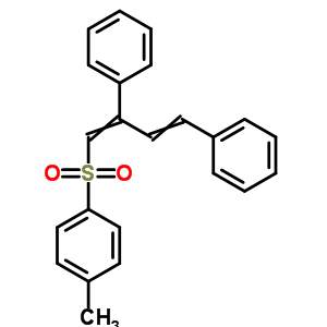 1-[(2,4-二苯基-1,3-丁二烯-1-基)磺?；鵠-4-甲基-苯結(jié)構(gòu)式_3048-30-4結(jié)構(gòu)式