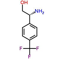 (2R)-2-氨基-2-[4-(三氟甲基)苯基]-1-乙醇結(jié)構(gòu)式_306281-86-7結(jié)構(gòu)式