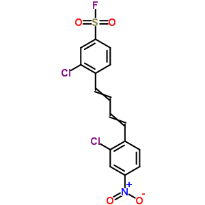 3-氯-4-[4-(2-氯-4-硝基苯基)-1,3-丁二烯-1-基]-苯磺?；Y(jié)構(gòu)式_31368-25-9結(jié)構(gòu)式