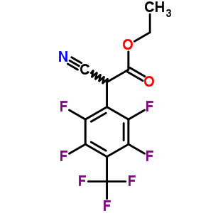 a-氰基-2,3,5,6-四氟-4-(三氟甲基)-苯乙酸乙酯結(jié)構(gòu)式_32251-53-9結(jié)構(gòu)式