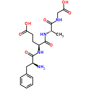 (4S)-4-[[(2S)-2-氨基-3-苯基丙?；鵠氨基]-5-[[(2S)-1-(羧甲基氨基)-1-氧代丙烷-2-基]氨基]-5-氧代戊酸結(jié)構(gòu)式_32440-94-1結(jié)構(gòu)式