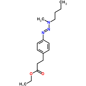 4-(3-丁基-3-甲基-1-三氮雜烯)-苯丙酸乙酯結(jié)構(gòu)式_32640-58-7結(jié)構(gòu)式