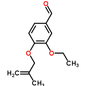 (9ci)-3-乙氧基-4-[(2-甲基-2-丙烯基)氧基]-苯甲醛結(jié)構(gòu)式_363186-13-4結(jié)構(gòu)式