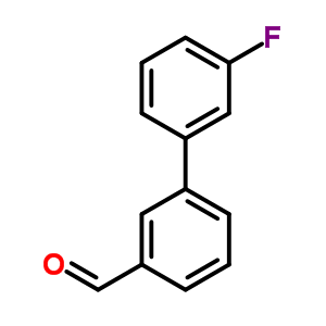 3-氟聯(lián)苯-3-甲醛結(jié)構(gòu)式_400750-09-6結(jié)構(gòu)式