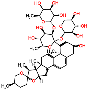 麥冬皂苷D結(jié)構(gòu)式_41753-55-3結(jié)構(gòu)式
