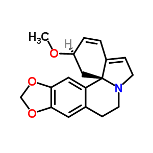 (3beta)-1,2,6,7-四去氫-3-甲氧基-15,16-[亞甲基二(氧基)]-刺桐烷結(jié)構(gòu)式_466-77-3結(jié)構(gòu)式